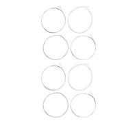 Itkcozcg Juego de 8 cuerdas de mandolina de repuesto, 8 cuerdas, parte de bobinado, textura de metal, adecuadas para tono largo