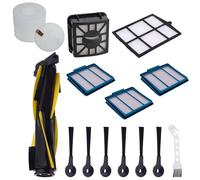 Itkcozcg Juego de piezas de repuesto para robot aspiradoras AV911S, RV1000, RV1000S, piezas de repuesto para cepillo principal, cepillo lateral, almohadillas de espuma para fregona