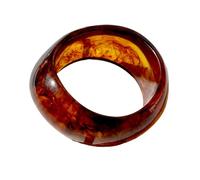Itkcozcg Mezcla de resina de café suave, diseños de transiciones de color, joyería de moda para mujeres y niñas, pulsera de moda para uso diario