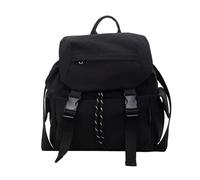 Itkcozcg Mochila de nailon ligera para mujer, mochila escolar, mochila informal para viajes, compras, bolso pequeño, mochila de viaje, Black