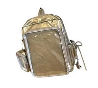 Itkcozcg Mochila de viaje compacta inspirada en el anime, práctica e impermeable, ergonómica, compatible con dispositivos portátiles, bolsa esencial para convenciones, Color café