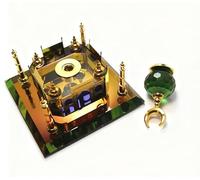 Itkcozcg Modelos de vehículos de escritorio, réplicas de arquitectura sagrada, decoraciones de lujo para el hogar, ideal perfecto