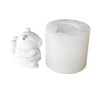 Itkcozcg Molde de silicona flexible con forma de capibaras para velas, aromaterapias perfumadas, molde hecho a mano para decoración de escritorio