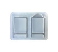 Itkcozcg Molde de silicona flexible para joyas, molde de resina epoxi para aretes, carteles, colgantes, llaveros decorativos