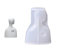 Itkcozcg Molde de silicona para retrato de papá y mamá y niño para aromaterapia, fabricación de velas, molde de abrazo familiar para decoración del hogar y proyectos de manualidades