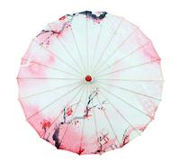 Itkcozcg Paraguas de papel al óleo, estilo chino, impermeable, decoración artesanal, sombrillas de Qipao para espectáculos de danza, fotos de baile, L, Taille unique