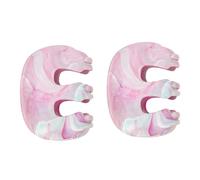 Itkcozcg Pinza de pelo de resina con patrón de mármol de moda, diseño elegante, agarre seguro para peinados a media altura todos los días