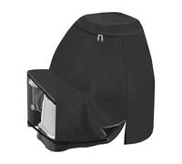 Itkcozcg Protector de filtro de arena con aislamiento 420D resistente a la intemperie, protector de filtro de arena y sistemas de cinturón elástico seguro, cubierta impermeable para ventilador de