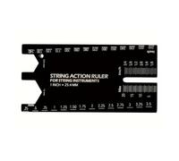 Itkcozcg Regla de altura de cuerda de guitarra, regla de medición de acción, configuración de guitarra, herramienta Luthier para guitarra y bajo