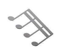 Itkcozcg Soporte para piano para libro de canciones, clip para partitura de música, notas, libros de texto, clips de teclado, abrazadera portátil de metal
