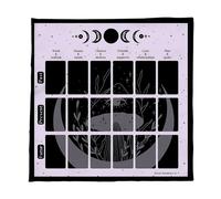 Itkcozcg Tarjetas de adivinaciones, tapiz, tarjeta de lectura, tarots, mantel de astrología, brujería, decoración de pared, tarjeta de adivinaciones, decoración de pared