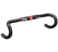 ITM Alcor 80 6061 Alloy Road Alcor 80 6061 - Manillar de Carretera (aleación de 38 cm), Color Negro Unisex Adulto