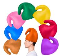 ITMNMNL Gorro Enanito Blancanieves,8 Piezas Gorros de Gnomo Novedosos de Carnaval Disfraz Divertido de Duende Colorido,Gorros Graciosos para Adultos Niña Niño Mujer Hombre Regalos Festivales