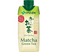 ITO EN Bebida refrescante de extracto de té verde con té matcha sin azúcares - 1 x 330 ml (Paquete de 6)