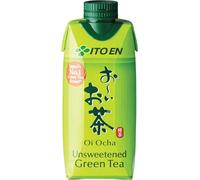 ITO EN Bebida refrescante de extracto de té verde sin azúcares - 1 x 330 ml (Paquete de 6)