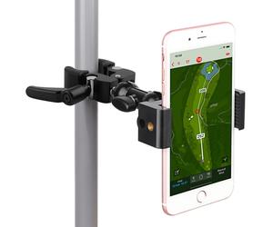 iTODOS Clip de montaje para soporte de telιfono celular para carrito de golf, silla de ruedas, andador, cochecito, bicicleta giratoria, abrazader