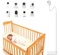 iTODOS Soporte de Suelo para Monitor de bebé para Infant Optics DXR-8 Pro HelloBaby, Anmeate, Eufy, Owlet y la mayoría de monitores de bebé, Mantiene al bebé alejado del Tacto, más Seguridad
