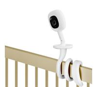 iTODOS Soporte para monitor de bebé compatible con Nanit Pro Smart Baby Monitor y soporte flexible, versátil soporte giratorio sin herramientas ni daños en la pared, accesorio de monitor de bebé de