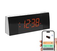 iTOMA Alarm Clocks Radio with App Control, Bluetooth, FM Radio, Dual Alarm with Snooze, USB Charging, Auto and Manual Dimmer CKS503