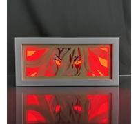 ITOMUN Lámpara de Anime Manjiro Sano Figura de Papel Cortado Caja de Luz Led de Madera Luz de Noche Luz de Ambiente Regalo de Cumpleaños para Niñas y Niños