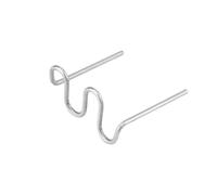 Itonash 100 Productos Básicos de Soldadura, Kit de Reparación de Acero Inoxidable, 0.8 Mm 3 Estilos Disponibles, (Rotonda de forma de onda tipo 0.8 mm 100pcs)