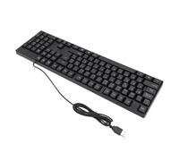 Itonash 104 Teclado Minority Language Lanquy Language, Teclado de Juegos con Cable USB Ergonómico con Diseño Inclinado y Cable de 1., para Computadora (Diseño de qwetz español)