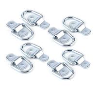 Itonash 8 Uds Atan el Ancla del Anillo en D Anillo de Amarre Ancla de Carga Forjada para Camiones Remolques Barcos