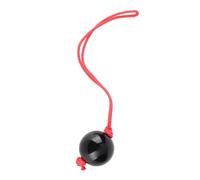 Itonash Arbolista Trepador de árboles Retriever Bola Cuerda Anillo Guía Estilo Protector de Fricción Plástico Negro 27mm 29g para Arbolista de árboles