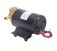 Itonash Bomba de Engranaje de Autocuración, Base de Goma de la Válvula de Latón 4.75 GPM 18 Lpm Bomba de Paleta Eléctrica con Núcleo de Motor de Alambre de Cobre Morado, para Buques RV (Dc24v)