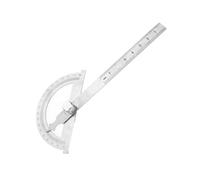 Itonash Buscador de ángulo de Acero Inoxidable, Regla de Protractor 2 en 1, Medición de Lectura Rápida para Carpintería, Construcción, Taller con Tuercas de Bloqueo y 3 Tamaños (80 * 120 mm)