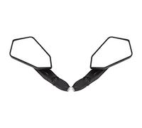 Itonash Espejo Retrovisor para Motocicleta, Cristal Transparente Gran Angular, Material de Nailon ABS, ATV UTV