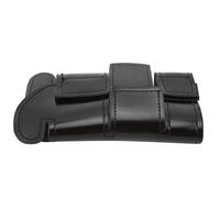 Itonash Guardia de Válvula de Trompeta de Cuero PU Segura, Agarre Suave y Duradero, Cómodo, Adecuado para ángulos BB y C, Negro, con Accesorios de Caja Protectores para Instrumentos