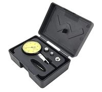 Itonash Indicador de Prueba de Dial de Palanca, Instrumento de Medición de Acero Inoxidable con 0-0.8 Mm de Rango de Graduación de 0.01 Mm, para Medición de Error de Forma y Posición