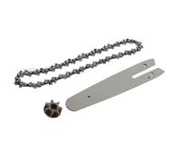 Itonash Juego de Cadena de Motosierras, Sótula de Acero Placa Guía de 186 Mm Accesorios de Reemplazo de Sierra de Cadena de 230 Mm con Bolas de Acero de Tungsteno para Mini Sierra de