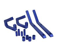 Itonash Kit de Manija de Barra de Agarre de Aluminio, Accesorios de Coche, Repuesto JK 2007 2018, Diseño Ergonómico Trail (Azul)