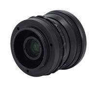 Itonash Lente de Gran Angular Industrial, Longitud de 7.5 Mm F2.8 Manual de Alta Resolución Enfoque, con Aleación de Aluminio de Grado Aeroespacial, para M42 Mount Professional