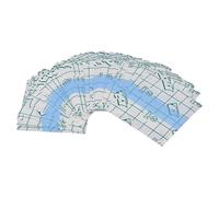 Itonash Paleta de Mano de Maquillaje Desechable 100pcs, Herramienta de Mezcla de Películas de PU Auto Adhesiva con Característica Amigable para la Piel para Maquillador, Principiantes