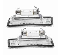Itonash Par de Luz de Matrícula, Material ABS de, Apto para C6 D3 RS4, Instalación Fácil, con OE 8E0807430A 8E0807430B