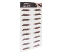 Itonash Pegatina de Cejas, Fácil de Usar y Realista, 1 a 7 Días Duraderos, Estilos Múltiples Disponibles, Transpirables, sin Obstrucción de Poros, con Pegatinas de Cejas, para Mujeres (Marrón-04)