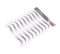 Itonash Pegatina de Cejas, Fácil de Usar y Realista, 1 a 7 Días Duraderos, Estilos Múltiples Disponibles, Transpirables, sin Obstrucción de Poros, con Pegatinas de Cejas, para Mujeres (Brown-01)