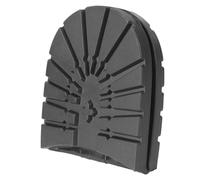 Itonash Reemplazo de Suelas de Zapatos de Goma, Solas Antideslizantes, Suave y Duradera, Aumenta la Resistencia Al Desgaste para los Zapatos, Alivio del Dolor de Pie (Tacón negro)