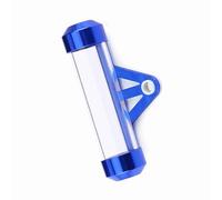Itonash Titular del Tubo de Disco de Impuestos de Motocicletas, Marco de Aleación de Aluminio, Elegante y de Moda para la Mayoría de las Motocicletas, Instalación Fácil (Azul)