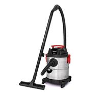 Itools - Aspiradora de agua y polvo de 20 l, 1250 W, acero inoxidable, succión, 18 kPa, soplador integrado, filtro HEPA de acero inoxidable, IPX4, taller para casa
