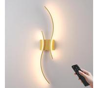 ITOSUI Aplique de Pared USB de 100 cm con Temporizador, sin Necesidad de taladrar, Color Negro - Ideal para el salón (1 Unidad)