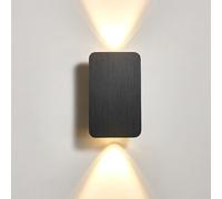 ITOSUI Apliques de Pared LED para Dormitorio, Apliques de Pasillo LED Modernos de Metal, luz de Esquina 3000K, Apliques de mesilla de Noche, Apliques de Escalera, iluminación de Montaje en Pared