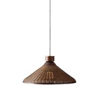 ITOSUI Lámpara Colgante de ratán Tejido, lámpara de Techo Vintage Tipo araña de bambú para Sala de Estar, Dormitorio, Restaurante, cafetería, salón de té, Bar y Comedor.