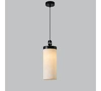 ITOSUI Lámpara Colgante Minimalista Japonesa WABI-Sabi de Tela Blanca - Lámpara Colgante cilíndrica nórdica para Comedor, Isla de Cocina, Sala de Estar, Dormitorio y Bar.