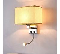 ITOSUI Lámpara de Pared LED Elegante de Estilo nórdico con Puerto de Carga USB para Interiores - Hogar