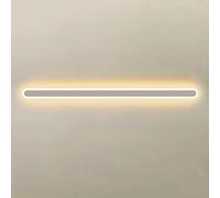 ITOSUI Lámpara de Pared Lineal LED acrílica de 3000k, luz Blanca cálida, luminaria de Aluminio para Dormitorio, Sala de Estar, balcón, Restaurante, Hotel, Blanca, 40 cm.