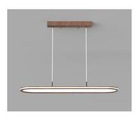 ITOSUI Lámpara de Techo con Acabado en Madera de Nogal para Sala de Estar, Dormitorio, Comedor y habitación Infantil: una Elegante solución de iluminación para la decoración del hogar.